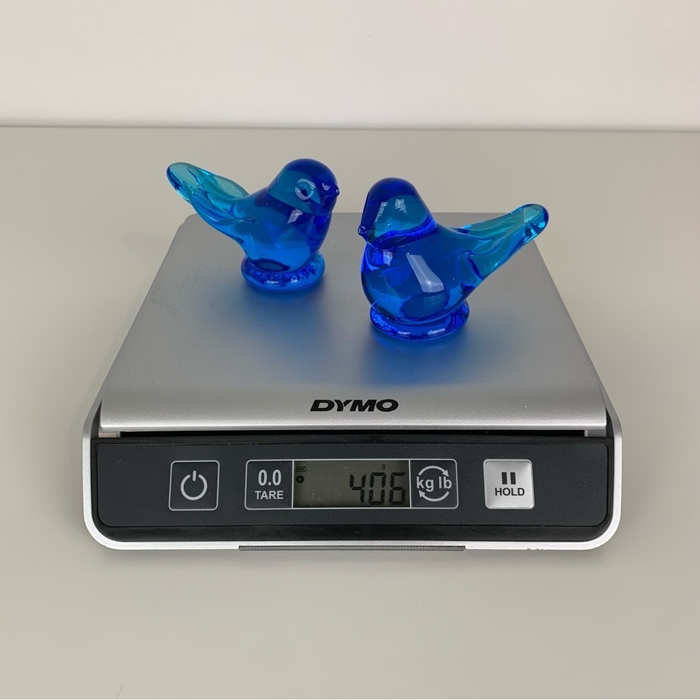 Set Of 2 Blue Bird Of Happiness Figurine Signed Leo Ward 1990 Ron Ray 1991 Vtg - Picture 11 of 11